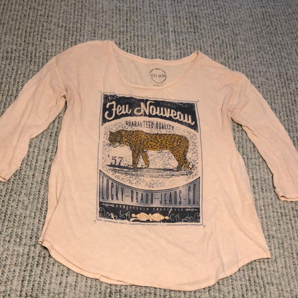 Oversized 3/4 Sleeve Tee